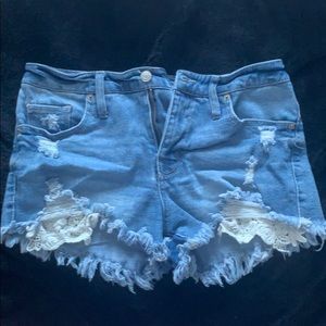 high rise shorts